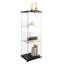 Vitrine moderne en verre avec lumières DEL