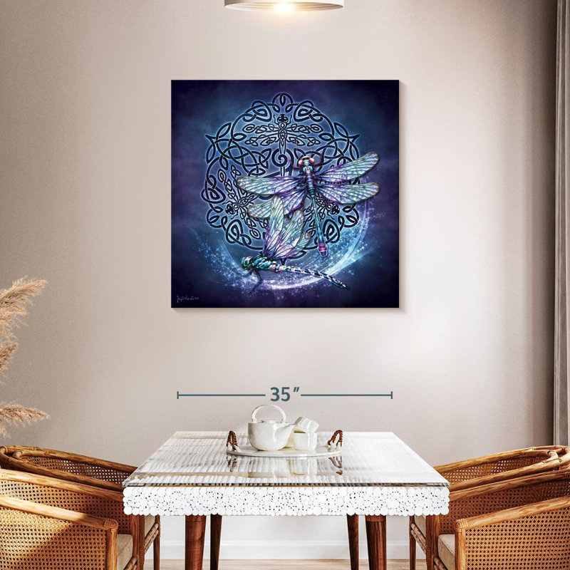 Brampt Celtic Totem Dragonfly, 36" H x 36" W