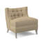 Chaise d'appoint avec coussin en polyester de 29 po de largeur Social-41242334-96915536
