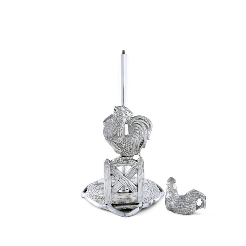 Western Rooster Free Standing Paper Towel Holder