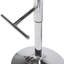 Sittig Swivel Upholstered Faux Leather Adjustable Height Bar Stool