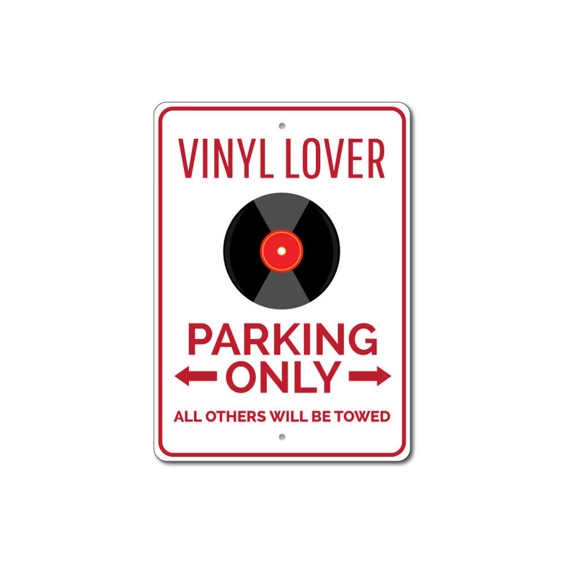 Enseigne en vinyle, H 14 po x l 10 po x P 0,04 po