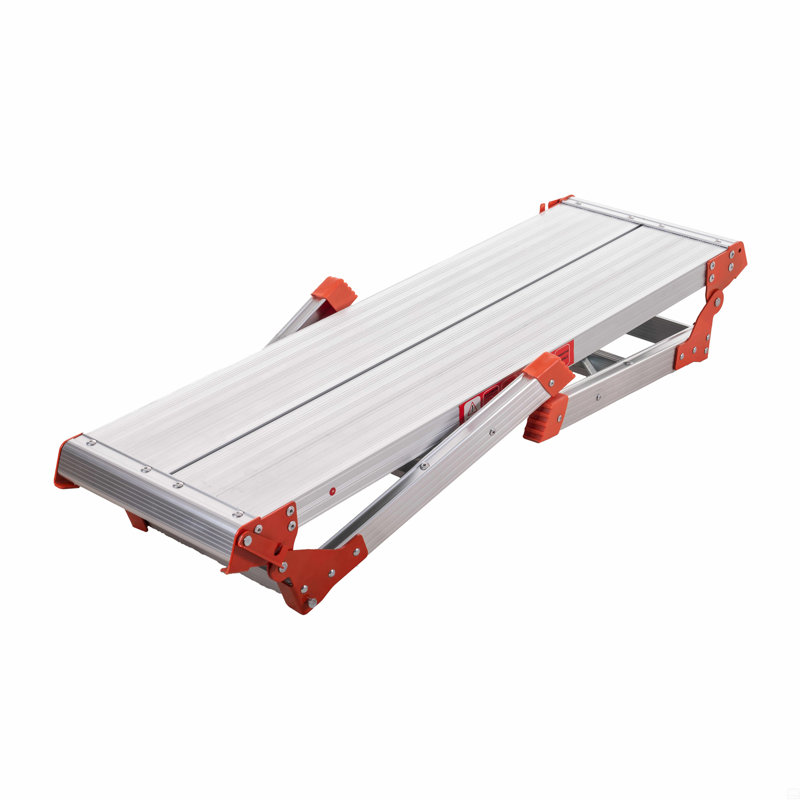 Aluminum Workbench, Large-Sized Step Stool, Foldable Portable Workbench