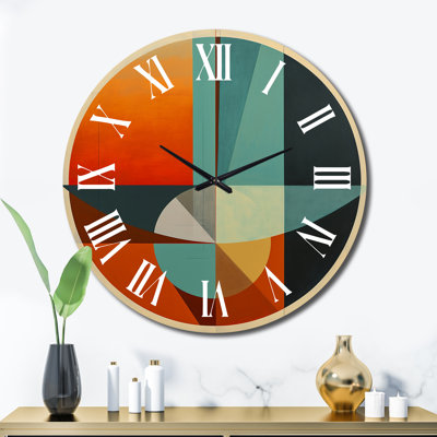 Bettyann - Horloge murale moderne Mid-Century
