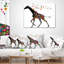 Girafe Gaie Courir Oreiller Animal