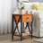 Alameen 22" Tall Nightstand, End Side Tables with Storage Drawer and Open Wood Shelf for Bedroom-2103405308