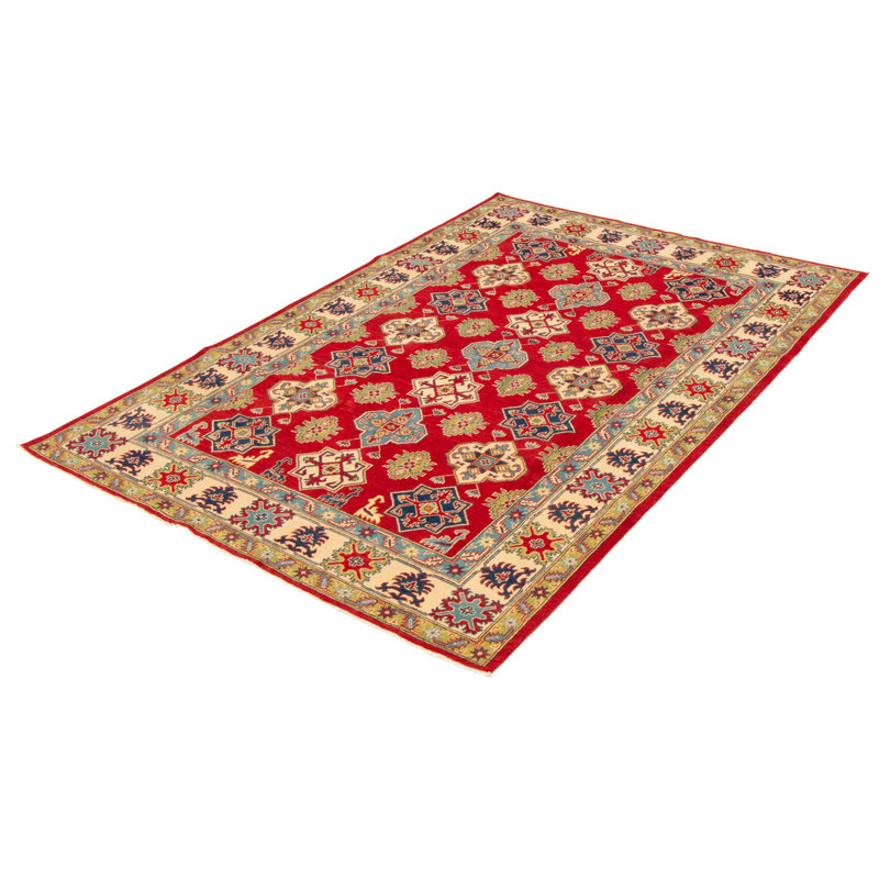 Tapis rouge foncé Finest Gazni 6 pi 6 po x 9 pi 6 po