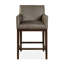 Upholstered Bar Stool with Solid Wood Frame-1392614738