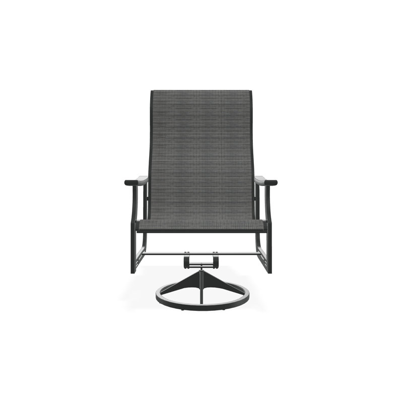 St. Catherine Polymer Outdoor Lounge Chair, Graphite, James