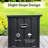 Patio Storage Deck Box 120 Gallon - Waterproof, Lockable, Holds Cushions, Pillows, Tools  Dark Gray Outdoor Lockable Bin For Supplies