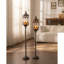 Ensemble d'abat-jour chandelier rétro en métal vieilli-129600861-132282810