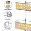 Ensemble de rangement mural noir en métal pour salle de bain-99359723