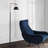 Brazelton 59.5'' Black/Gold Task Floor Lamp