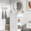 Meuble-lavabo de 20 pouces avec lavabo en céramique, pour espaces compacts-1471508209