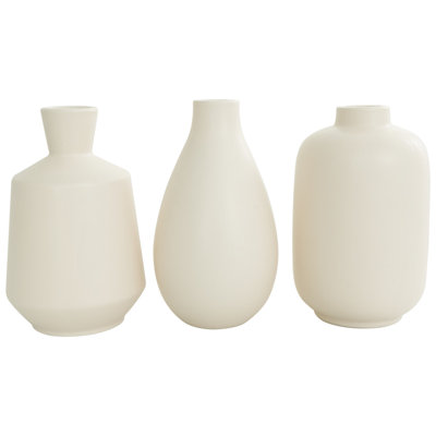 Ensemble de 3 vases de table en céramique Mable