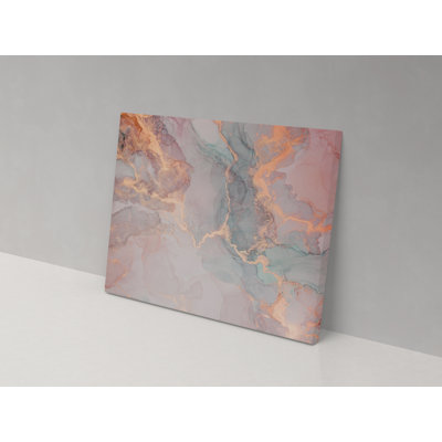 Sheer Marble - Wrapped Canvas Painting