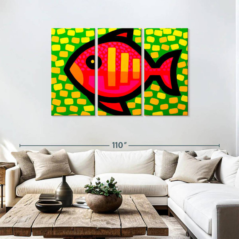Brampt Big Fish, 48" H x 74" W