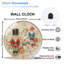 Horloge de Noël 12 po avec horloge murale