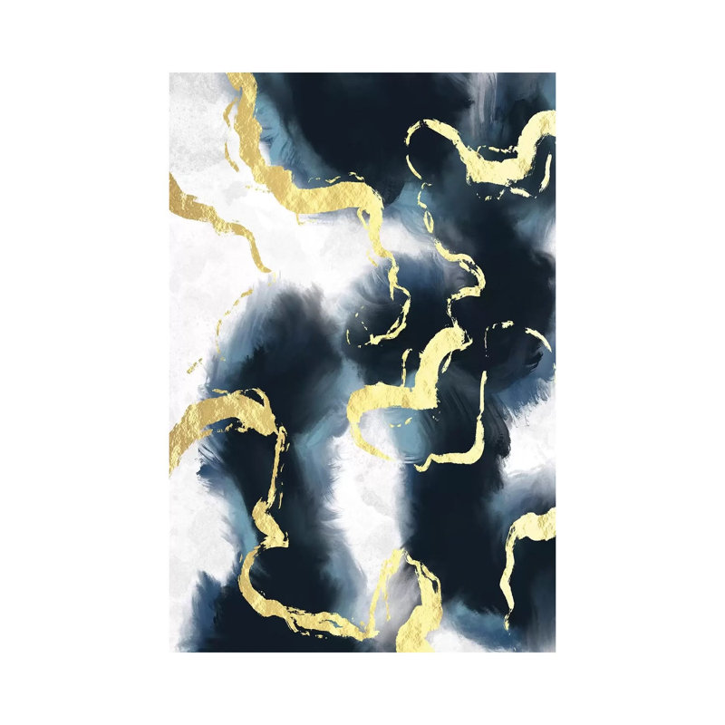 Electric Fusion I by Marcus Prime - Painting on Canvas, Wrapped Canvas, 45.72cm H x 30.48cm W x 1.91cm D