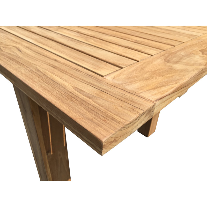 Hagan Extendable Wooden Dining Table, 74cm H x 200cm L x 100cm W