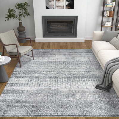 Tapis gris Bachier