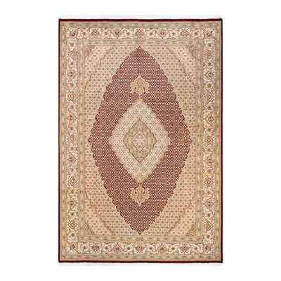 Classic One-of-a-Kind 6' 8" X 9' 9" Hand Knotted Area Rug