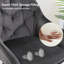 Aekerly Upholstered Counter Stool with Metal Frame