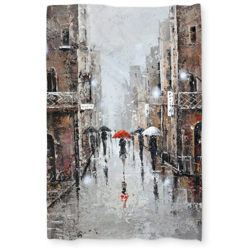 City Rain Gray Building Duvet Cover | Home Decor Essentials