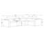 Canapé modulaire inclinable électrique 5 pièces Wall-hugger-2064057378-2064057377
