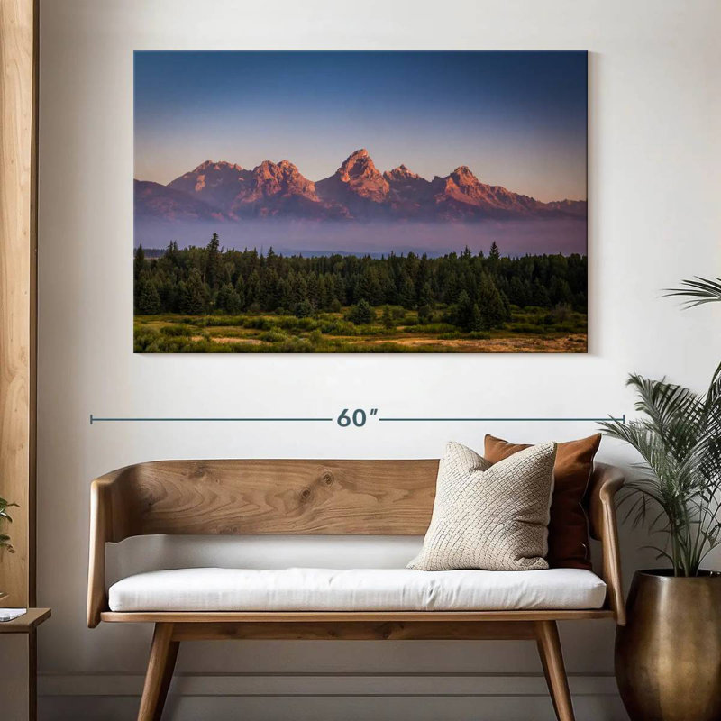 Alvord Grand Teton Mist, H 34 po x l 51 po