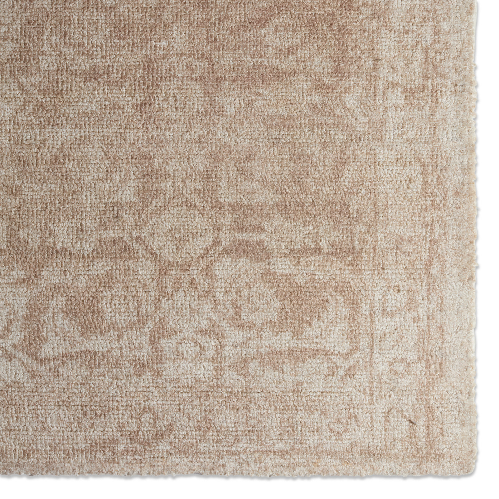 Jaipur Living Miraleth CSN09 Tufted Oriental Tan/Pink Area Rug (7'9inX9'9in), Runner 3' x 10'