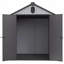 Remise de rangement en plastique pour jardin