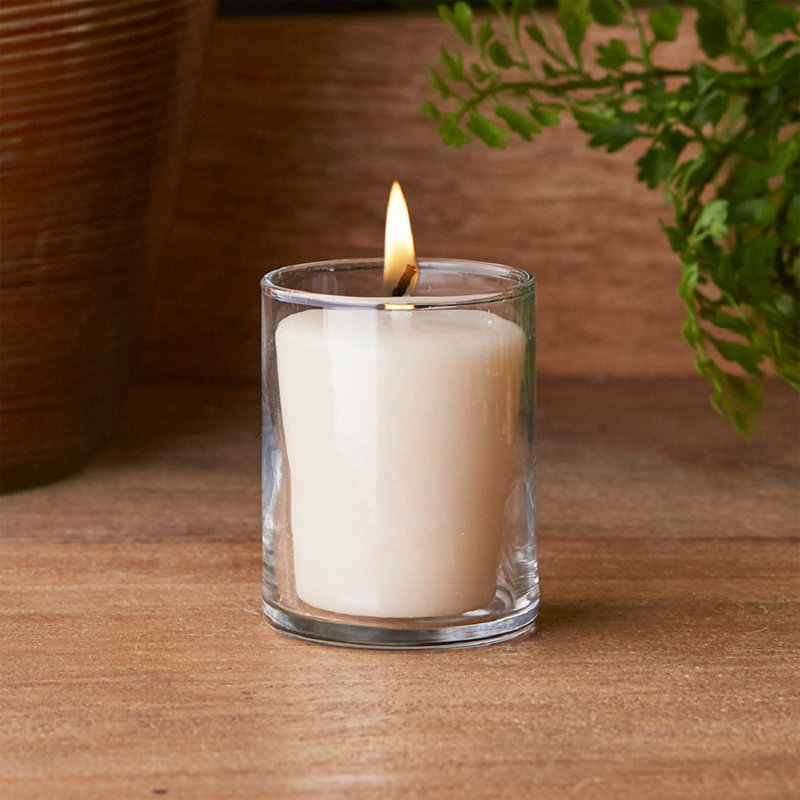 Bougie votive écorce de menthe poivrée