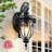 2 Pack Dusk to Dawn Outdoor Lights for House, Black Exterior Lighting Fixtures