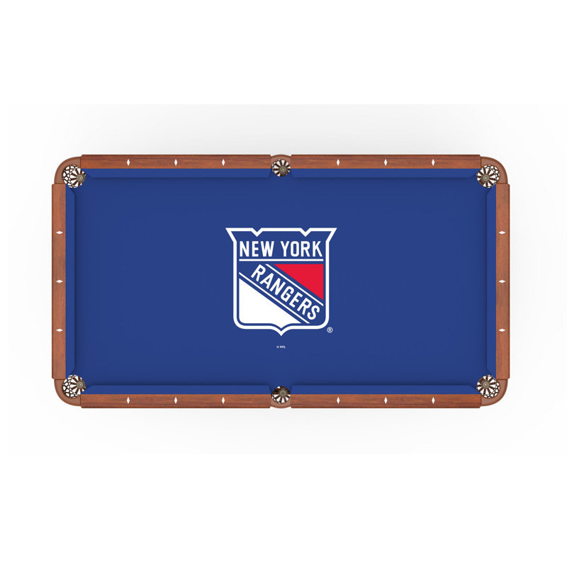 Chiffon pour table de billard NHL, New York Rangers, 84 po