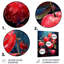 Collage de fleurs de pommier rouge - décoration murale ferme en métal-1163971365