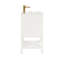 Meuble-lavabo compact en bois avec tablette réglable et lavabo intégré en céramique, idéal pour les petits espaces et les décors modernes.-407459586