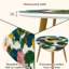 Ensemble de 2 tables basses gigognes Triangle Nesting