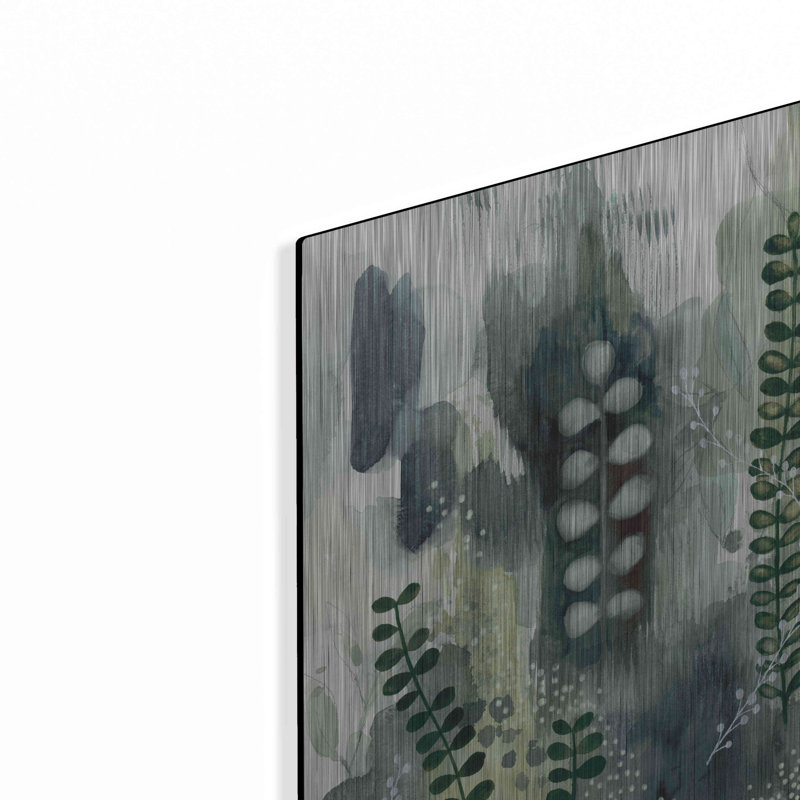 Art mural en métal Red Barrel Studio® «Wood Land Walk VI» par Laura Horn, H 24 po x l 16 po