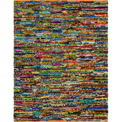 Lilan Cotton Abstract Indoor Rug