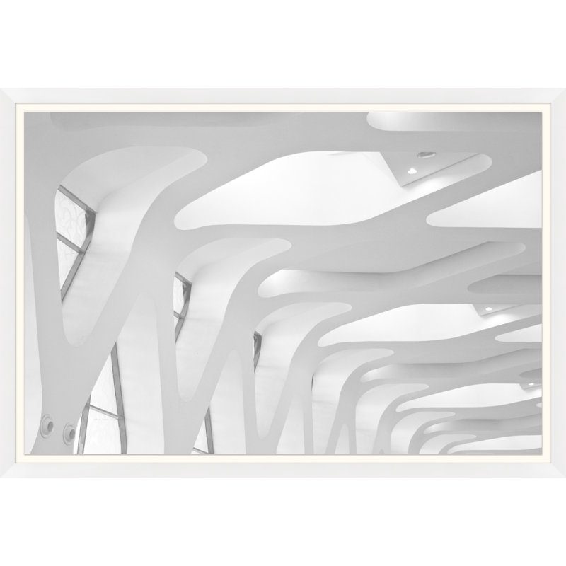 «Architectural Moment», reproduction de photo sur verre encadrée de 6 pi