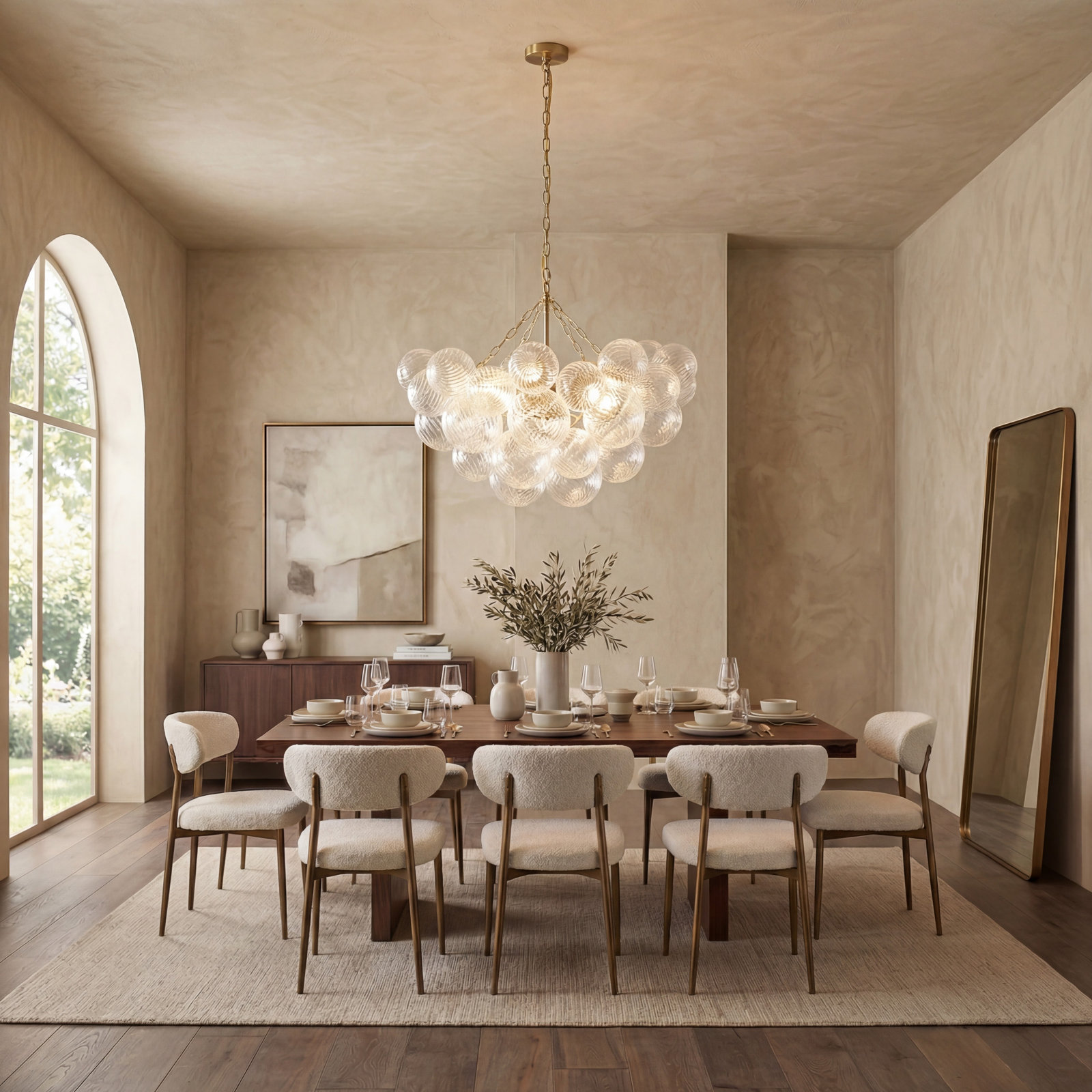 Betty Glass Bubbles Chandelier