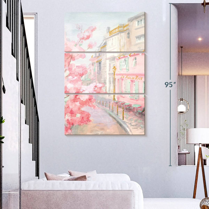 Nicci Pastel Paris II, H 32 po x l 20 po