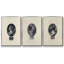 Ensemble de 3 pièces encadrées sur toile Royal Portraits-1113021896-1113021899