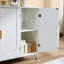 Buffet buffet avec 3 portes et tablettes amovibles, buffet, table buffet