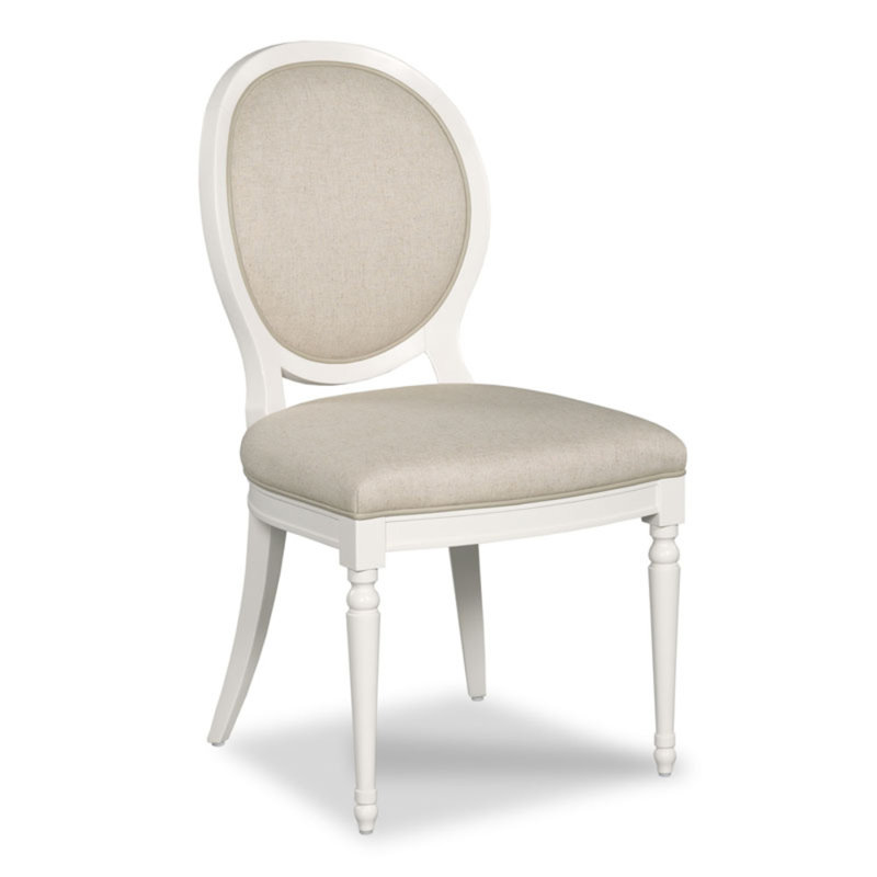 Chaise d'appoint Hampton, Colombe blanche