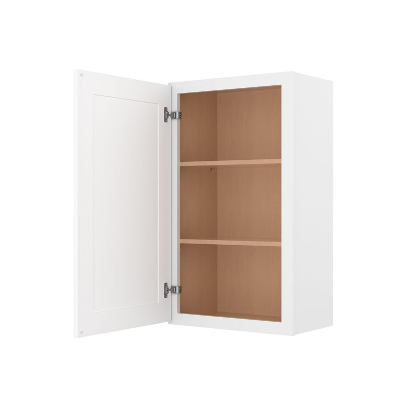Armoire de cuisine murale Furinno Shaker, prête à assembler, P 12 po x l 21 po x H 36 po, blanc, 21", 36"