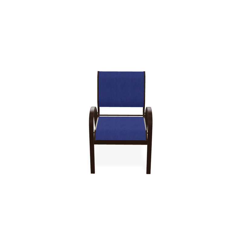 Chaise de patio empilable Hiraku, Atlantide, Kona texturé