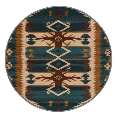  Tapis lavable de style sud-ouest Wapiti