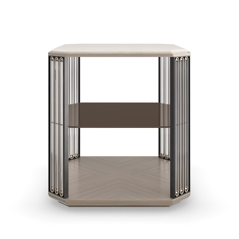 Alloy Stone End Table